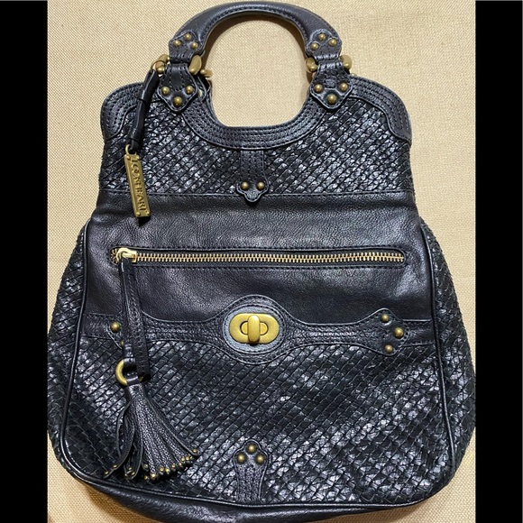 Lockheart Handbags - Lockheart Black Leather Bag